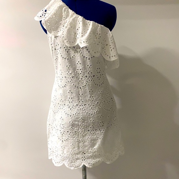 Cupcakes and Cashmere white eyelet dress size M - Picture 1 of 5